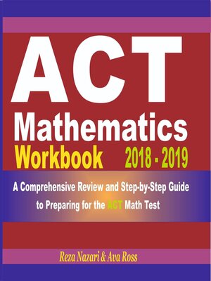 cover image of ACT Mathematics Workbook 2018--2019